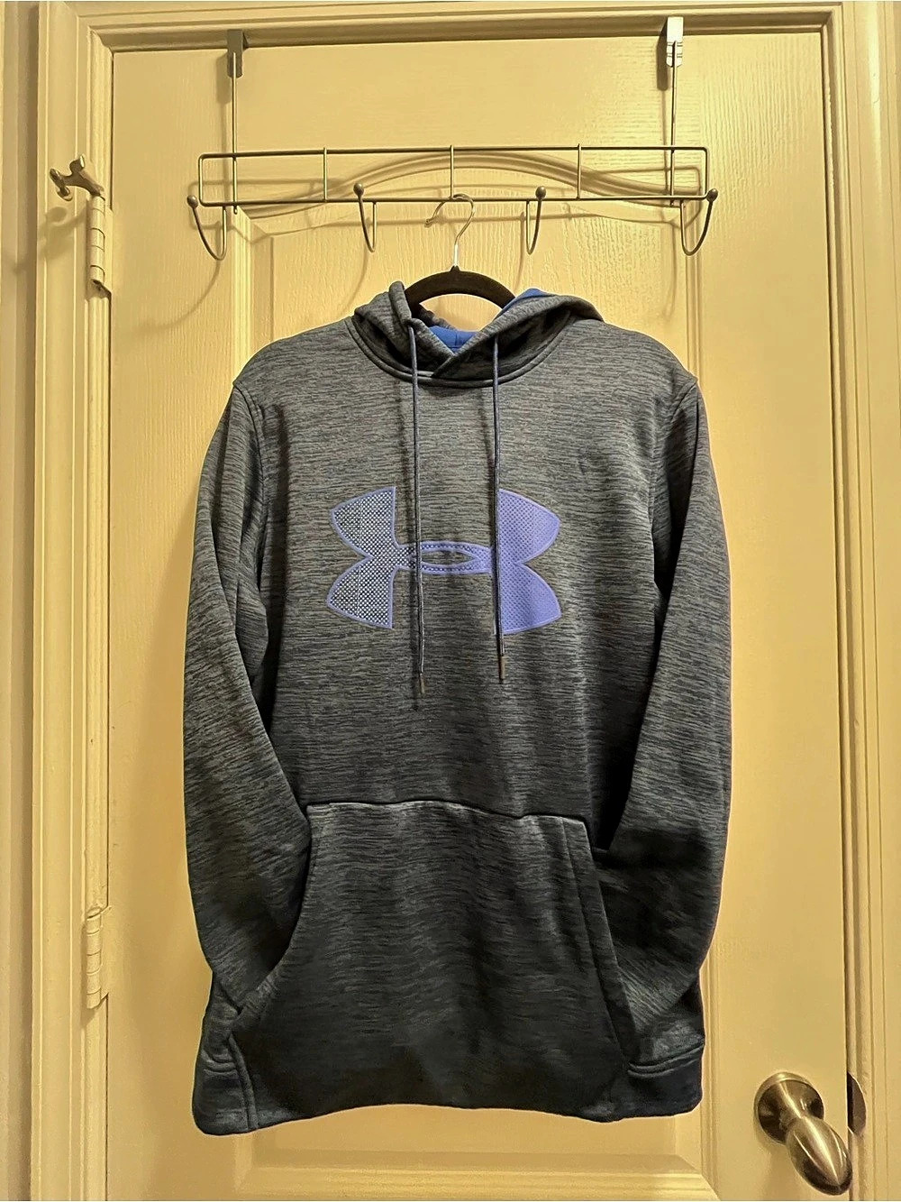 Under Armour ColdGear Storm Infrared Pullover Hoodie Logo Pockets Men's L